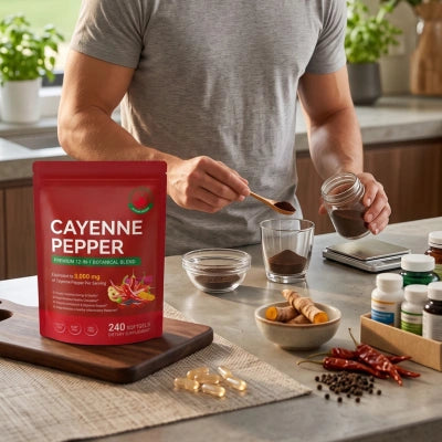 Vitality Blend: Cápsulas de Cayena 12-en-1