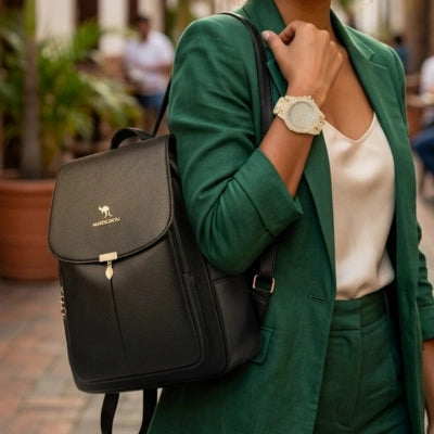 Dúo "Resplandor Urbano" Mochila y Reloj
