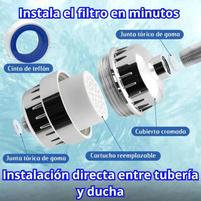 Kit Baño Pura Vida — Filtro Vitaly + Magic Brush