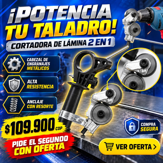 CortaLáminas Pro™ - Adaptador para Taladro.