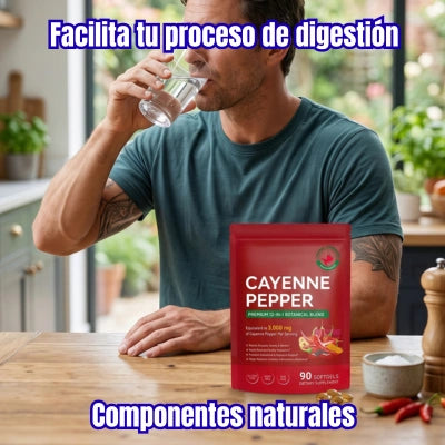 Vitality Blend: Cápsulas de Cayena 12-en-1