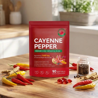 Vitality Blend: Cápsulas de Cayena 12-en-1