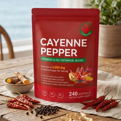 Vitality Blend: Cápsulas de Cayena 12-en-1