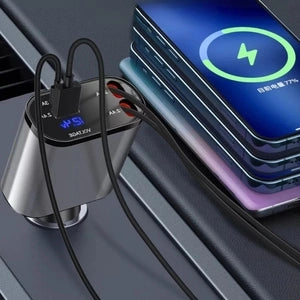 Cargador Auto 4 en 1