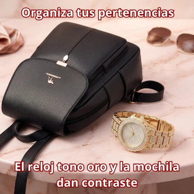 Dúo "Resplandor Urbano" Mochila y Reloj