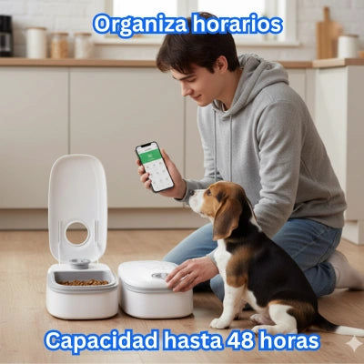 RelojComida 48H Doble Bowl