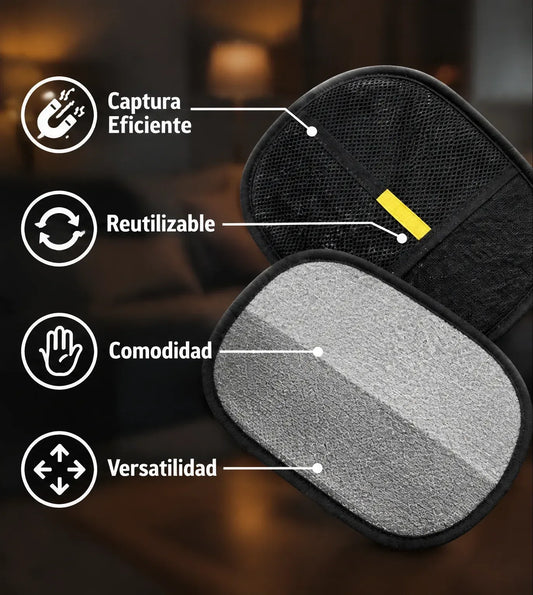 Guante Mágico Electrostático Quitapelos Reutilizable